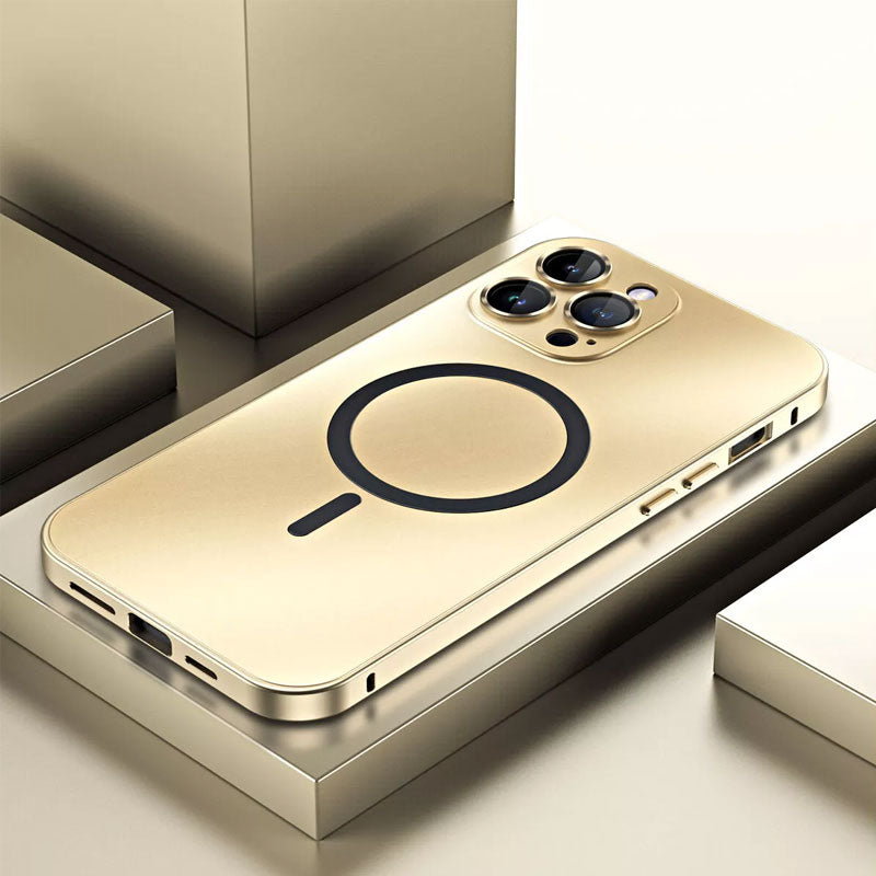 âšiPhone  17-12đ„Magnetiskt skal i aluminiumram för iPhone