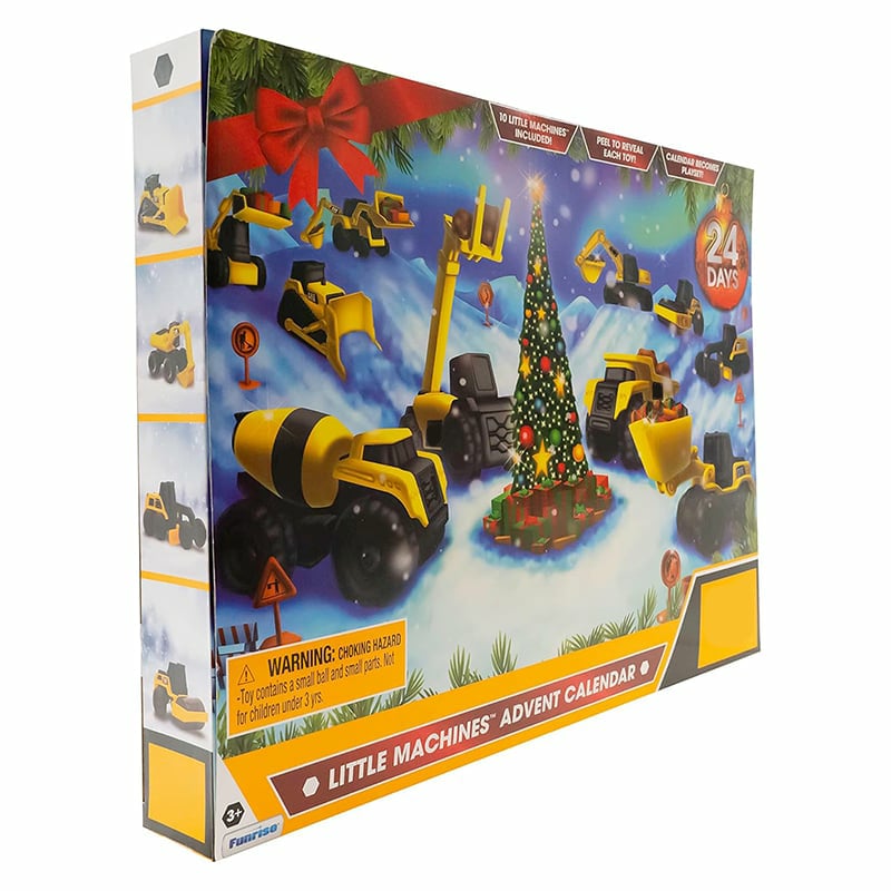 đ24-dagars Countdown-kalender med lastbil pĂ„ vĂ€g till jul