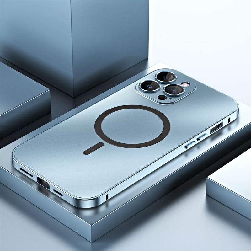 âšiPhone  17-12đ„Magnetiskt skal i aluminiumram för iPhone