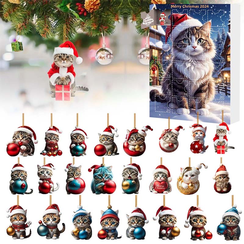 đ±Katt-hĂ€nge JulrĂ€knare Blind Box â 24 dagar av morrhĂ„riga underverk