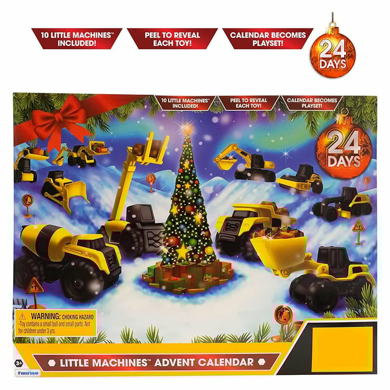 đ24-dagars Countdown-kalender med lastbil pĂ„ vĂ€g till jul