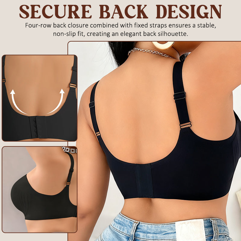 💕Försäljning före jul: Köp 1 få 1 gratis🌸Trådlös sömlös BH i stor storlek| Push-up-BH utan bygel👍Inga hängande bröst längre