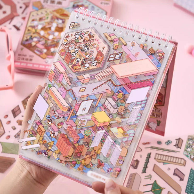 🌟Kreativitet möter lek🎨 Stresslindrande handgjorda scenklistermärke