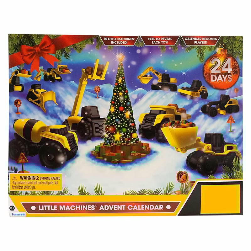 🎄24-dagars Countdown-kalender med lastbil på väg till jul