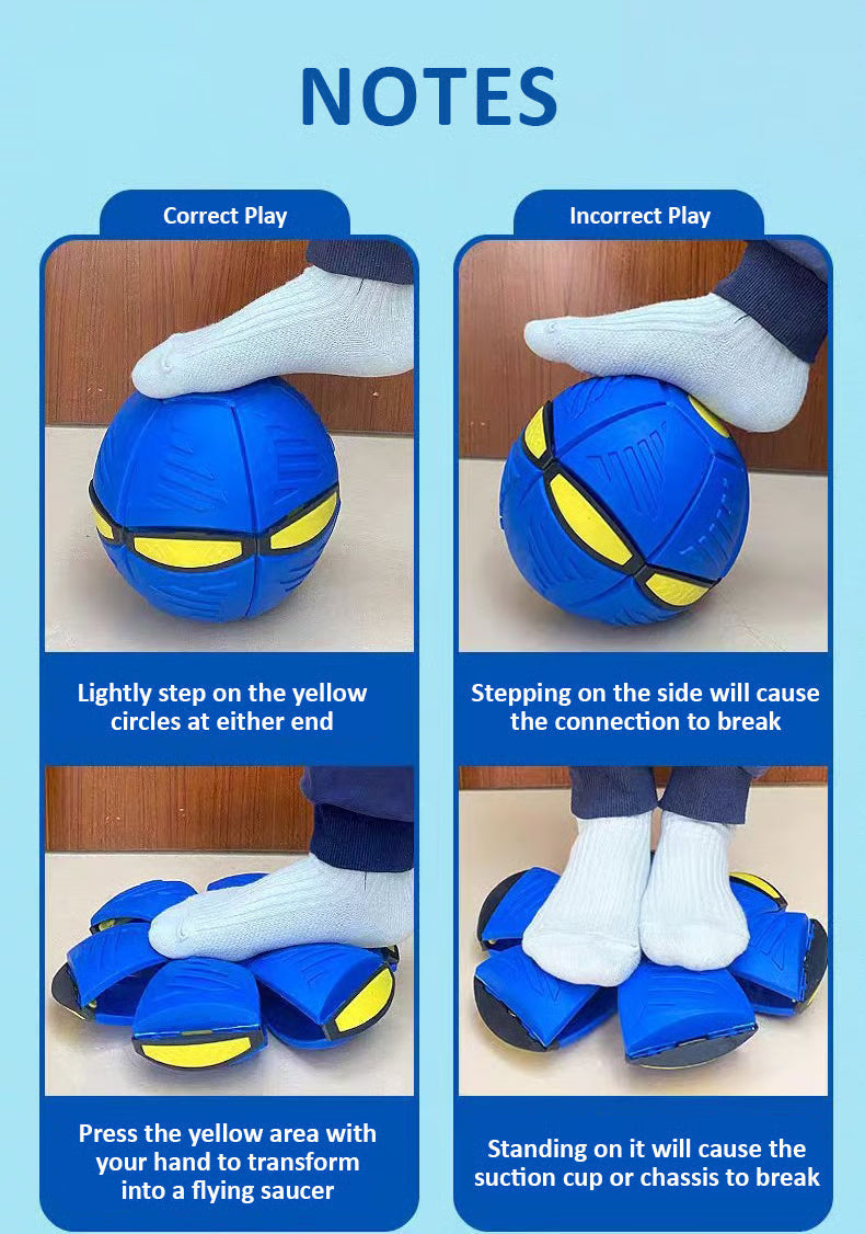 Köp Transform Ball: Magisk Frisbee-Boll ⚽️ | Perfekt present 🎁 3-6 år