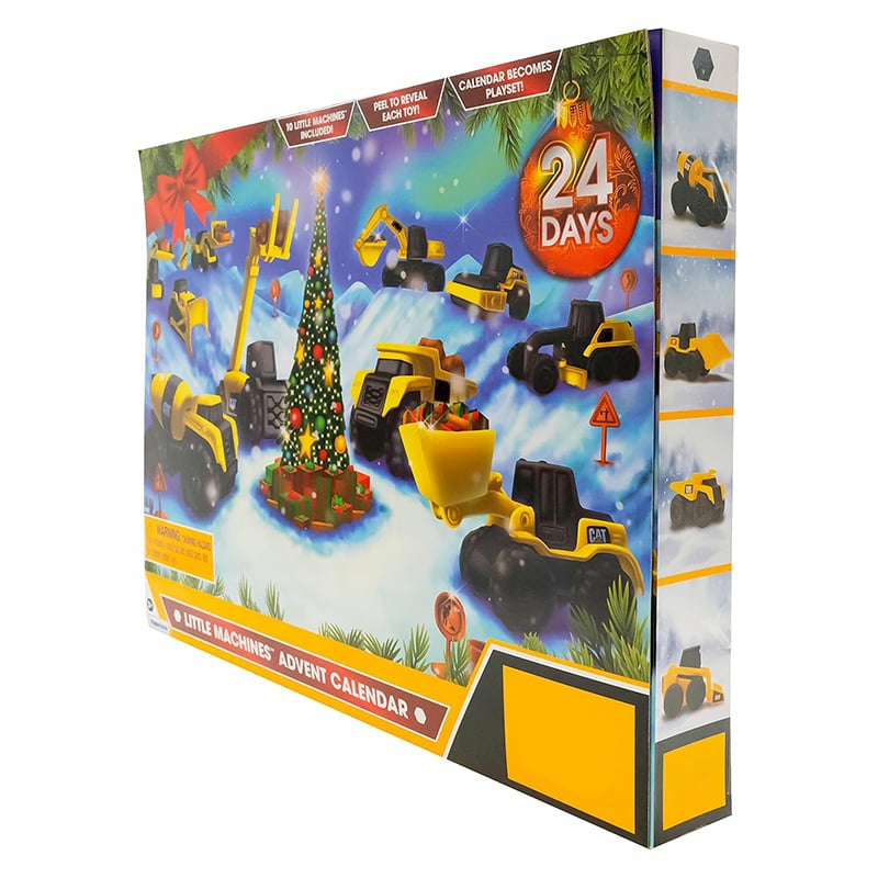 🎄24-dagars Countdown-kalender med lastbil på väg till jul