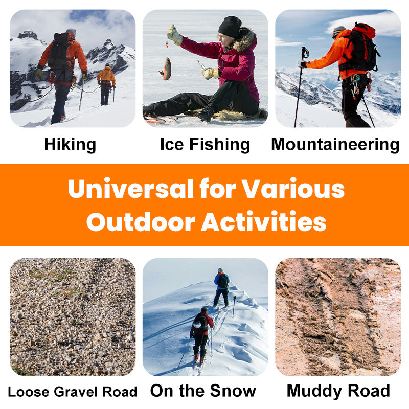 ⏰Veckans specialerbjudande: 47 % rabatt🔥Halkfria Stegjärn För Utomhusskor Och Stövlar